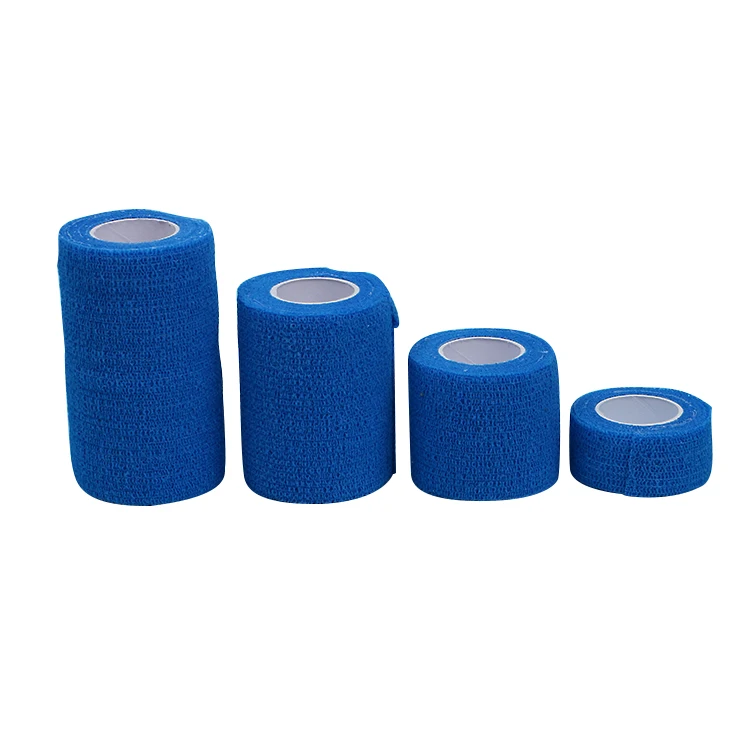 Colorful non-woven elastic veterinary horse Vet wrap bandage without