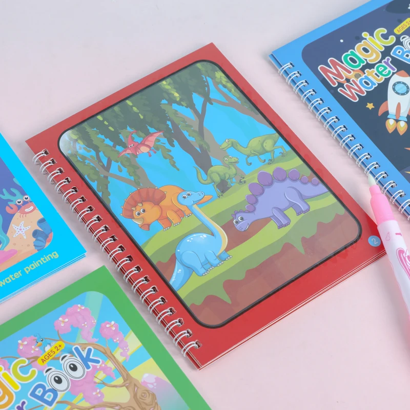 Wholesale Cheap Magic Water Books for kids Reusable Drawing Book Magic Water Coloring Book With Pen