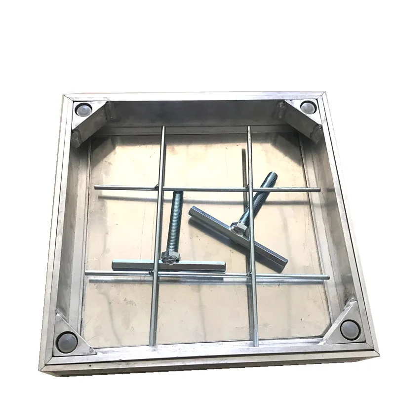 Stainless steel galvanized manhole cover cast aluminum manhole cover