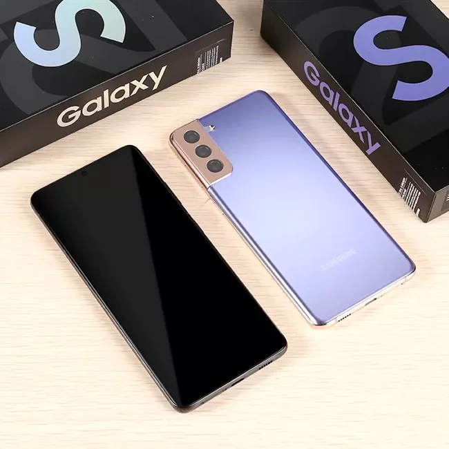 
High Quality Wholesale For Samsung Galaxy S21 5G Unlocked Second Hand Phone 8+128GB Original Used Phone Smartphone 
