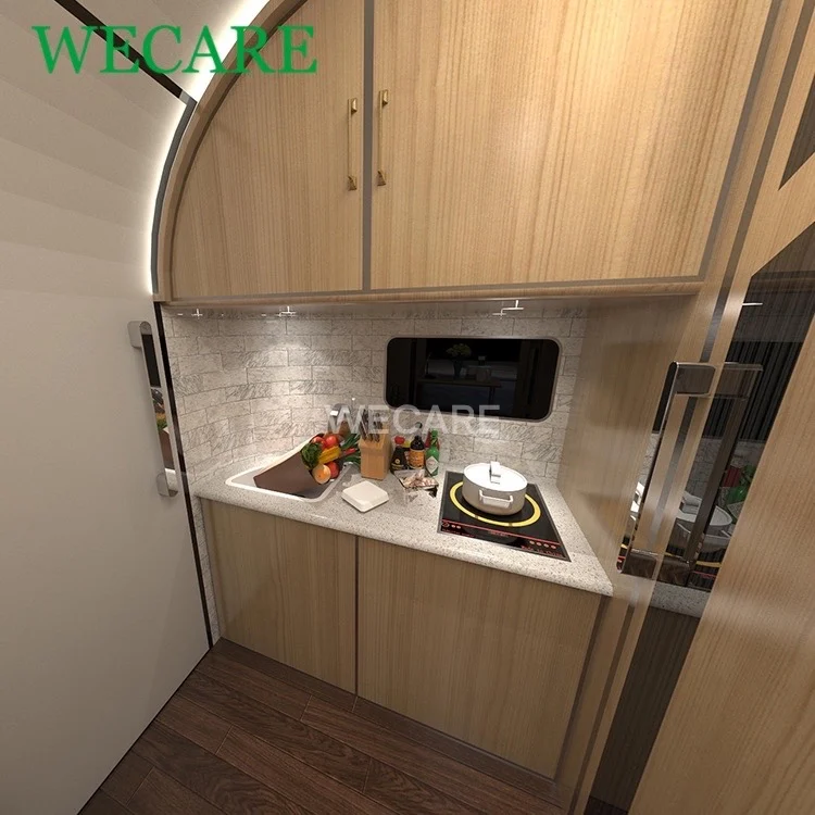 2020 New Style Teardrop Shape Car Trailers Camping Caravan Travel Trailer For Sale