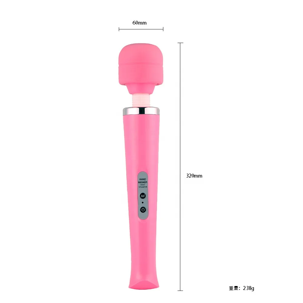 Top Seller Powerful Quiet Vibration Vibrator Super Large Headed Magic AV Wand USB Charging Female Pussy Vaginal Magic Massager