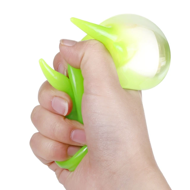 High Quality Promotional Novelty Design Environmental-Friendly Colorful TPR Bull Head Squishy Splat Ball Toys For Fun