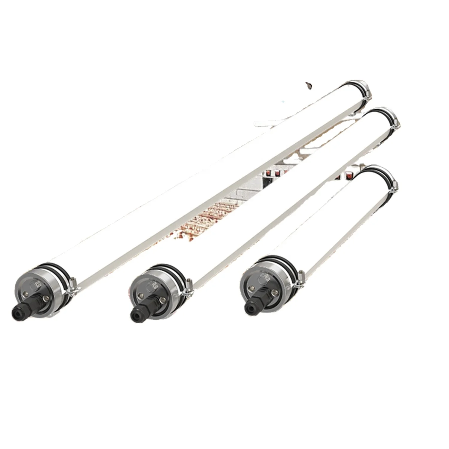 TUBU 60W IK10 tubular weather proof light UGR<19 IP69K  IP67 LED tri-proof light with occupancy sensor triproof led linear light