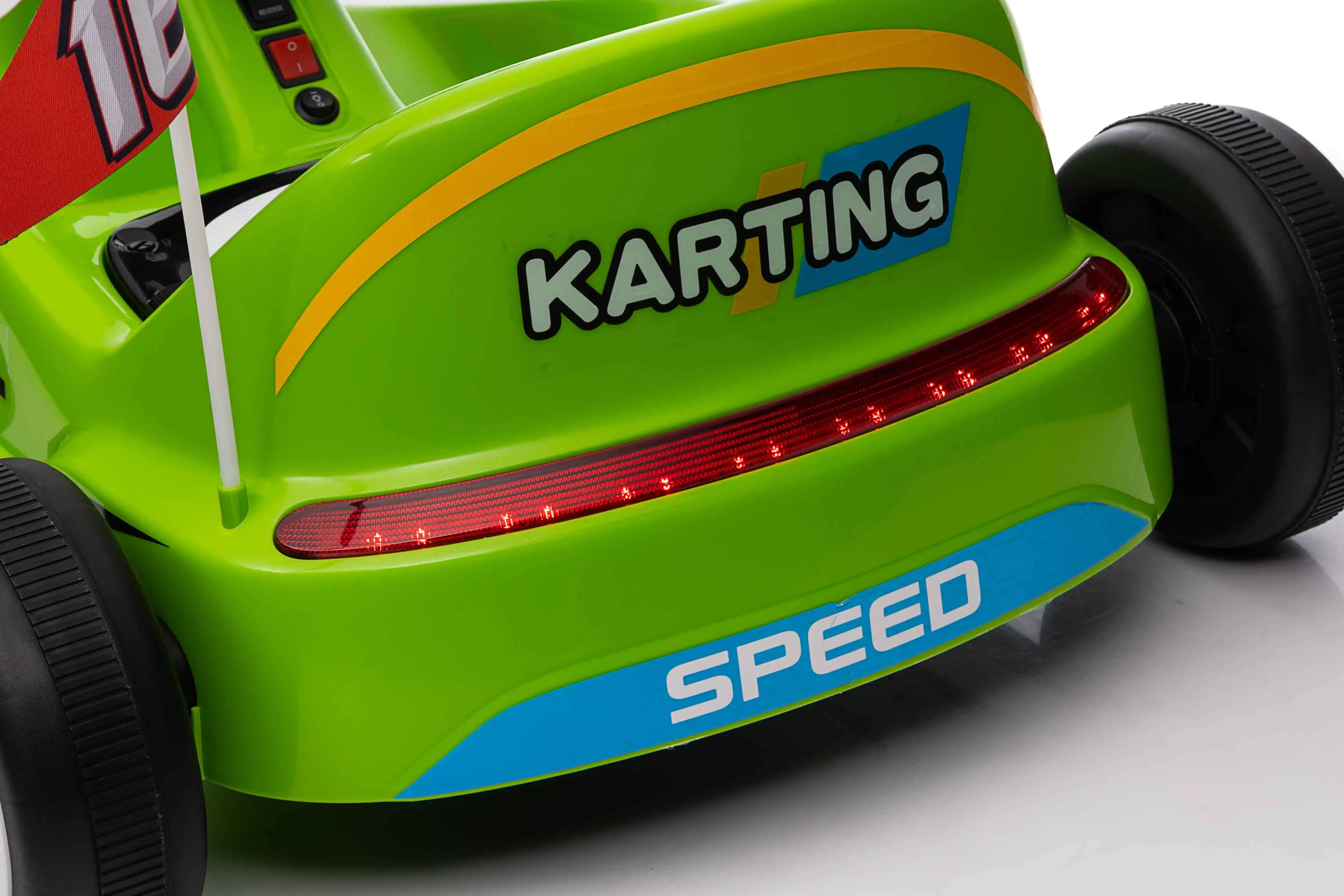 New Popular 12V Electric Drift Go Kart 6-12 Years Old Kids Ride on Toy Car Go Karting Electric for Children With Cool Light