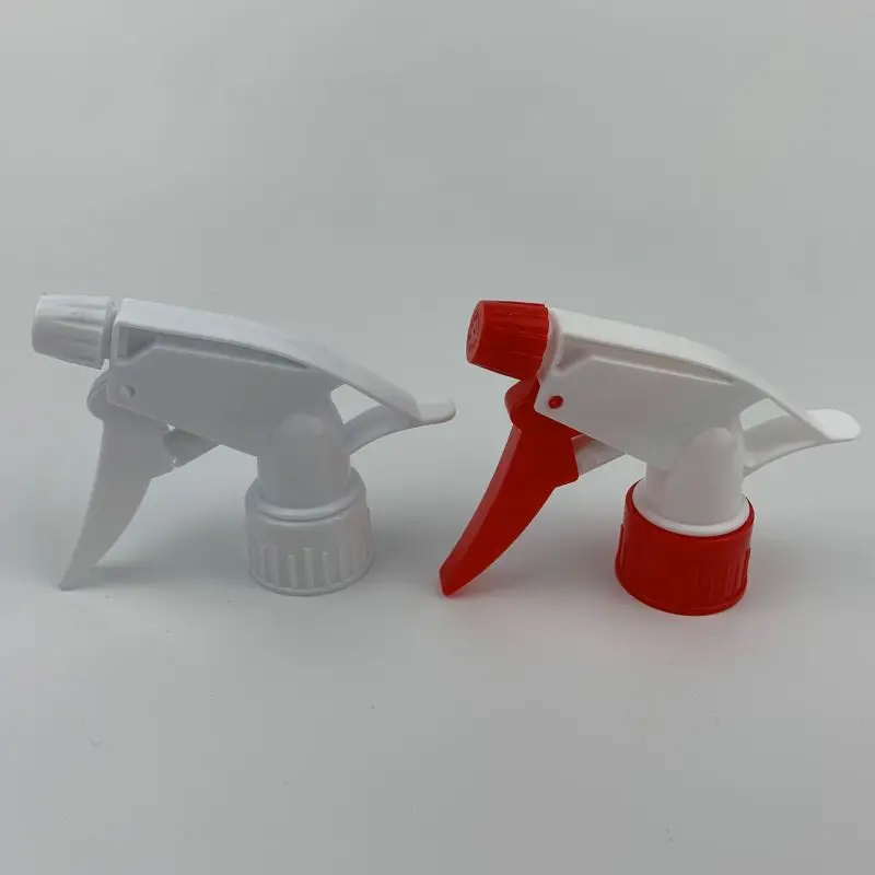Manufacturer 28/400 28/410  plastic atomizing transparent plant white hand buckle garden watering cleaner trigger sprayer