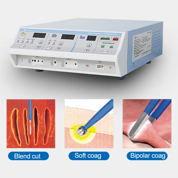 Wholesale Custom Electro Cautery Monopolar Bipolar Diathermy Machine Factory Price Portable Surgical Diathermy Machine