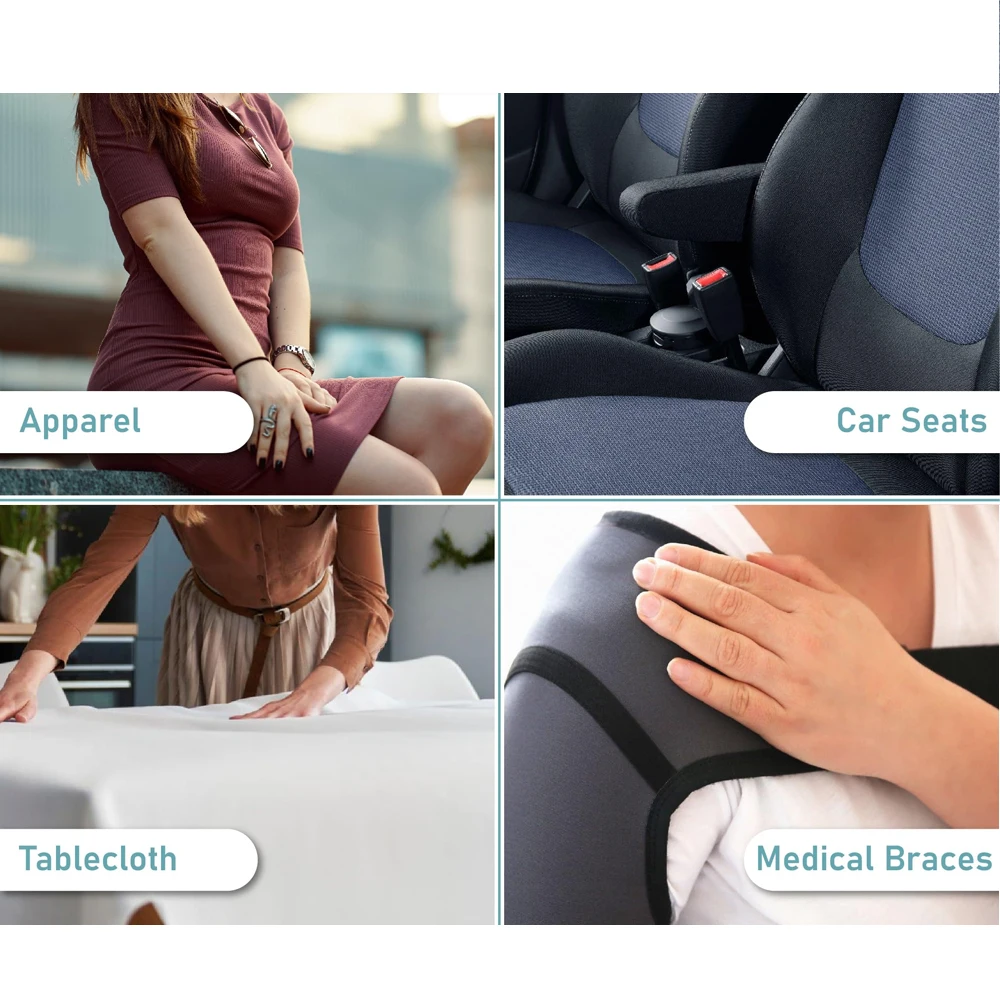 Customize Nylon Spandex Fabric by The Yard Stretch Polyester Fabric for wedding home decor