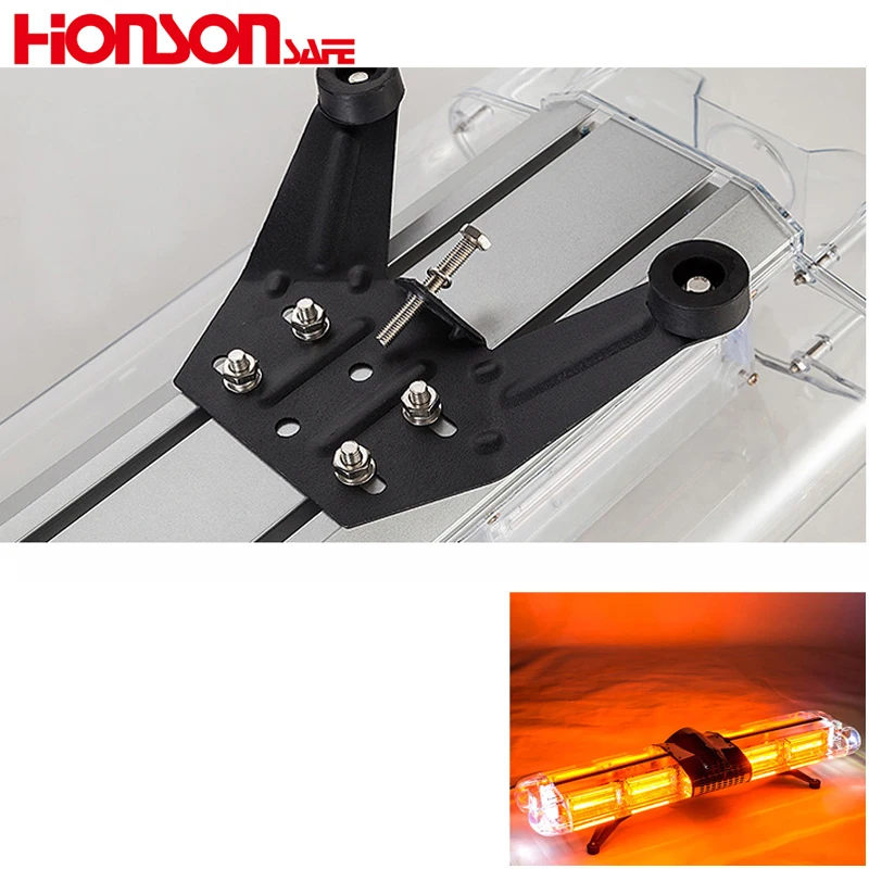 thickening PC dome Red Blue SMD LED Warning Lightbar with 100W siren speaker for ambulance Car