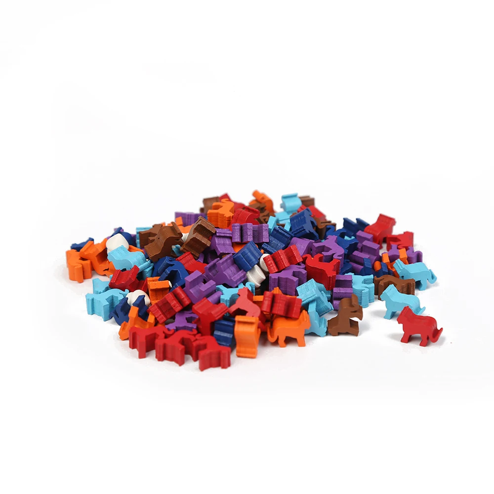 Custom Wooden Board Game Tokens Assorted Custom Board Game Pieces Board Game Player Pawns