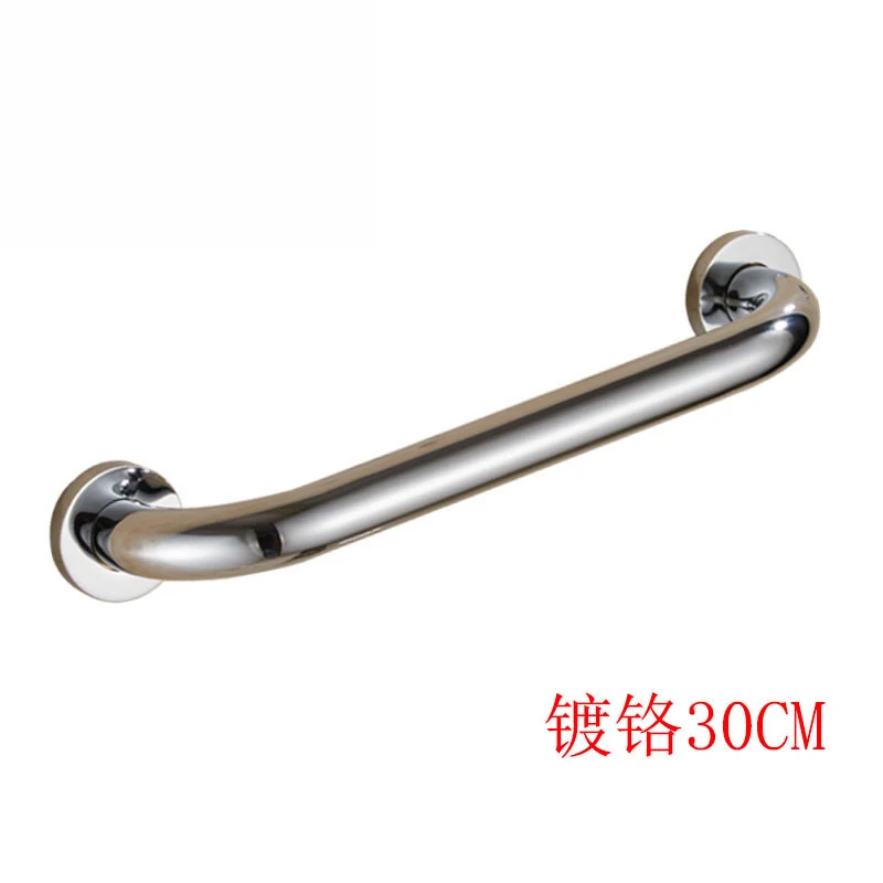 Rhetech Customized Bathroom Accessories Disabled Handrail Chrome Shower Handle Bar Safety Hand Rail Support Grab Bar for Hand