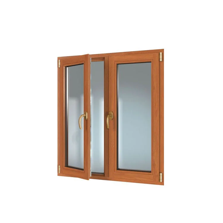 Modern House Window Design Timber Wood Window For House Impact Resistant French Wooden Casement Windows