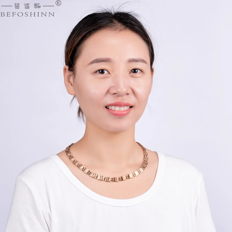 Healthy Energy Magnetic Necklace Germanium Titanium 99.99% Gift Necklace for Men and Women