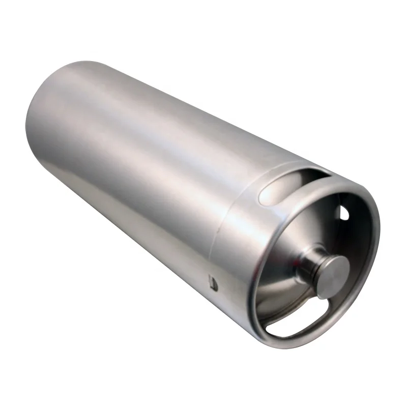 
10 liter stainless steel mini keg brewing draft beer container bottle with screw lid with silicone seal ring 