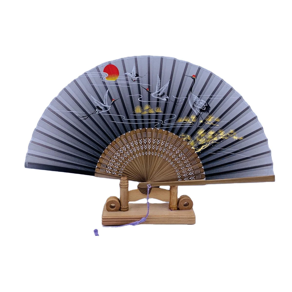 Новый Стиль Изысканный Японский складной Ручной Веер для свадебной вечеринки складные вееры