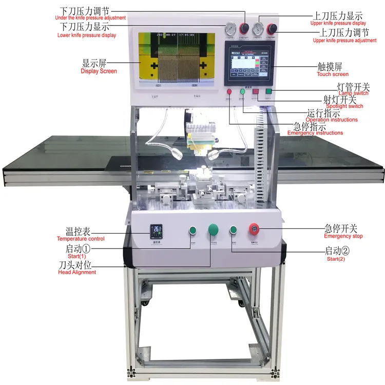cheap TAB COF COG FPC FOG ic bonding machine ACF bonding machine cheap lcd tv repairing machine