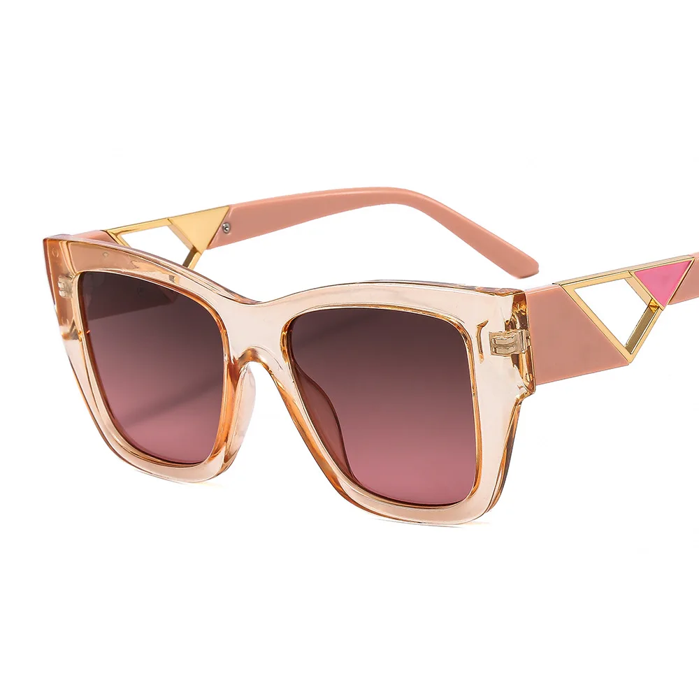 Luxury Sexy Women Designer Glasses Fashion Trendy UV400 Square Fashion Sunglasses Newest