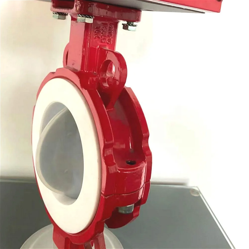 
Lug Type Gear Operation Ductile Iron PTFE Butterfly Valve Tianjin Valve Price List 