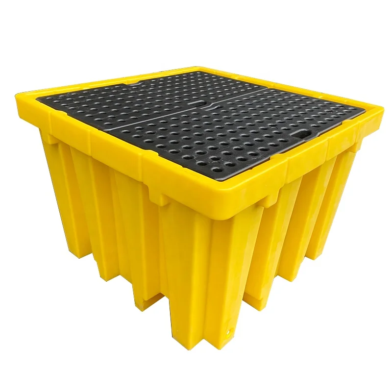 Outdoor IBC Tank Spill Pallet Tote Containment Poly Spill trays For IBC Bucket