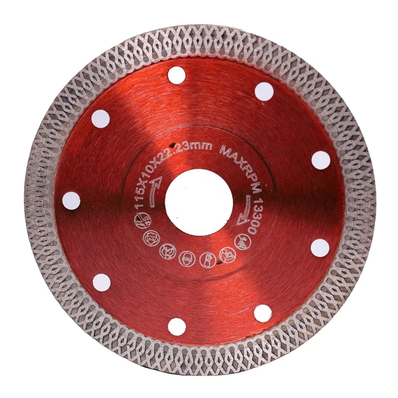 115mm thin X Turbo Diamond Saw Blade for Dekton Cutting disc for Porcelain Tile Cutting Saw Blade