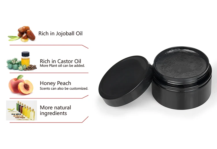 Extra firm  eco styler gel shine n jam hair gel Cera para el cabello edge control strong hold for african hair