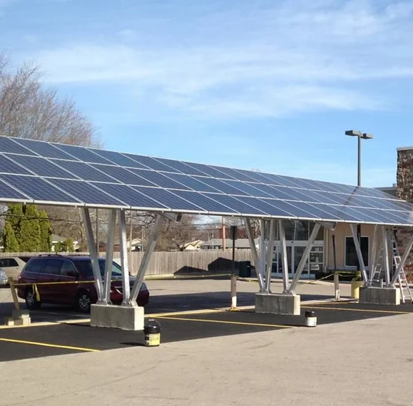 Wholesale Price Solar Carport Home Canopy Bracket  Aluminium Frame Carport Solar Mounting Rack