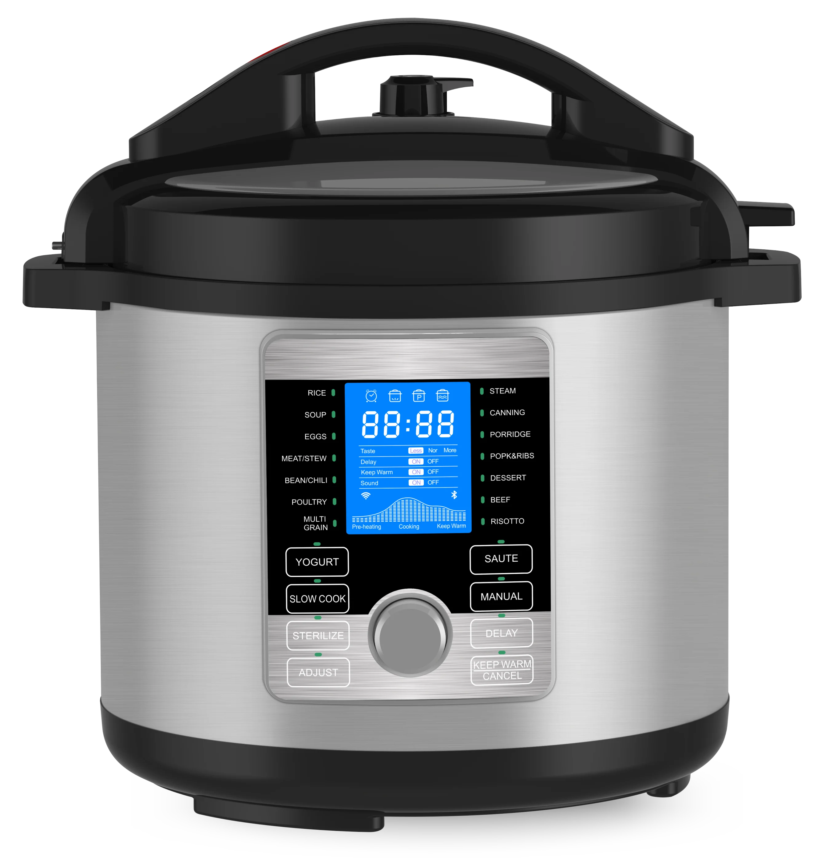 Gaotong 6 L Digital Electric Pressure Cooker with pressure &taste adjustment,keep-warm function