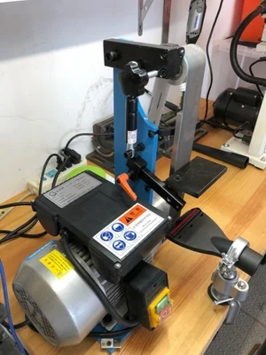 knife making Bench belt grinder