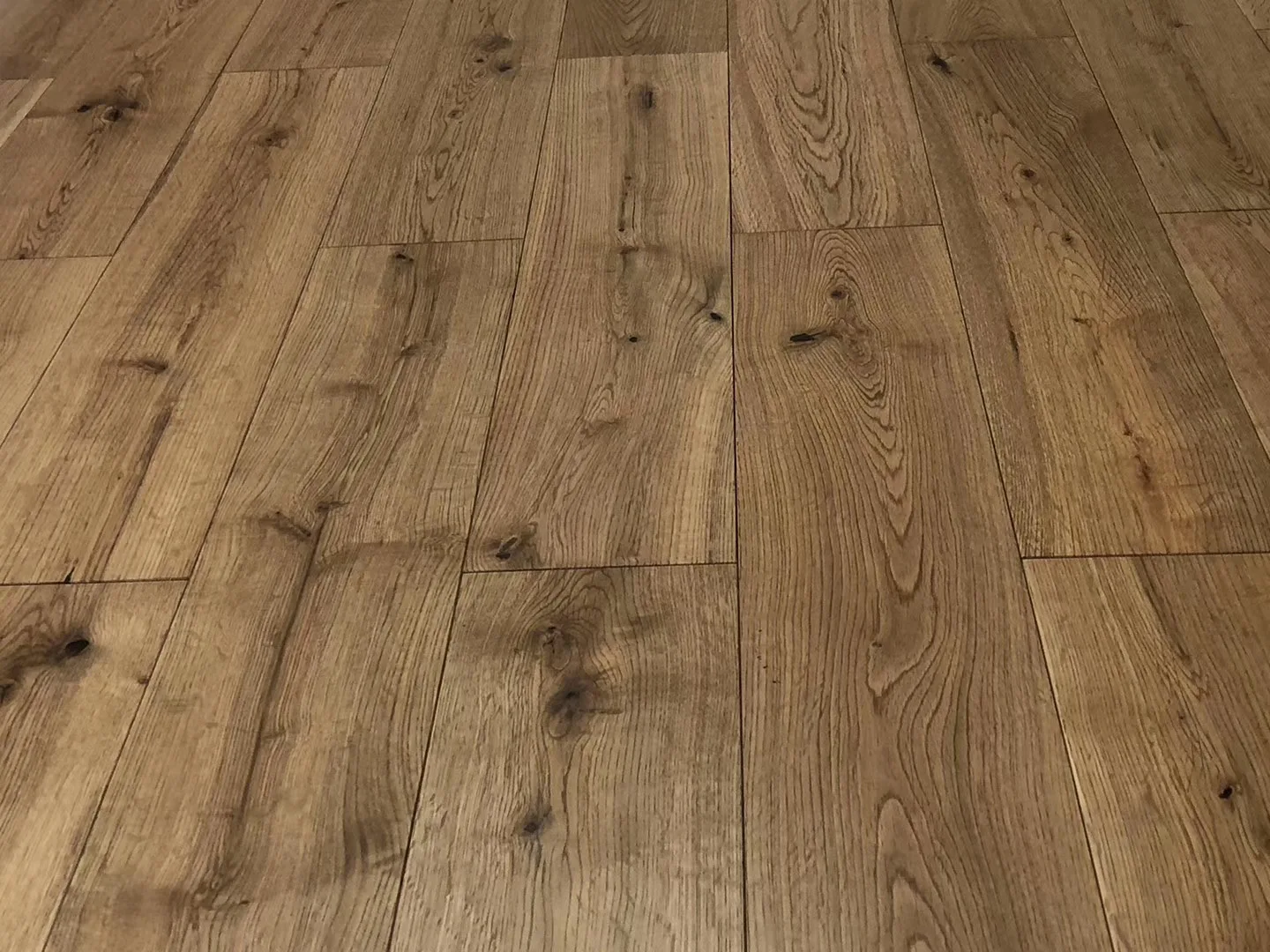 Natural Oiled Rustic Solid Oak Timber Flooring - 125x18mm