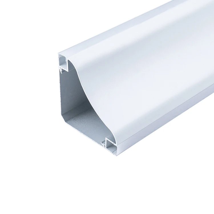 High Quality Luminaire Suspension Mounted Silver White Aluminum Lamp Body Material