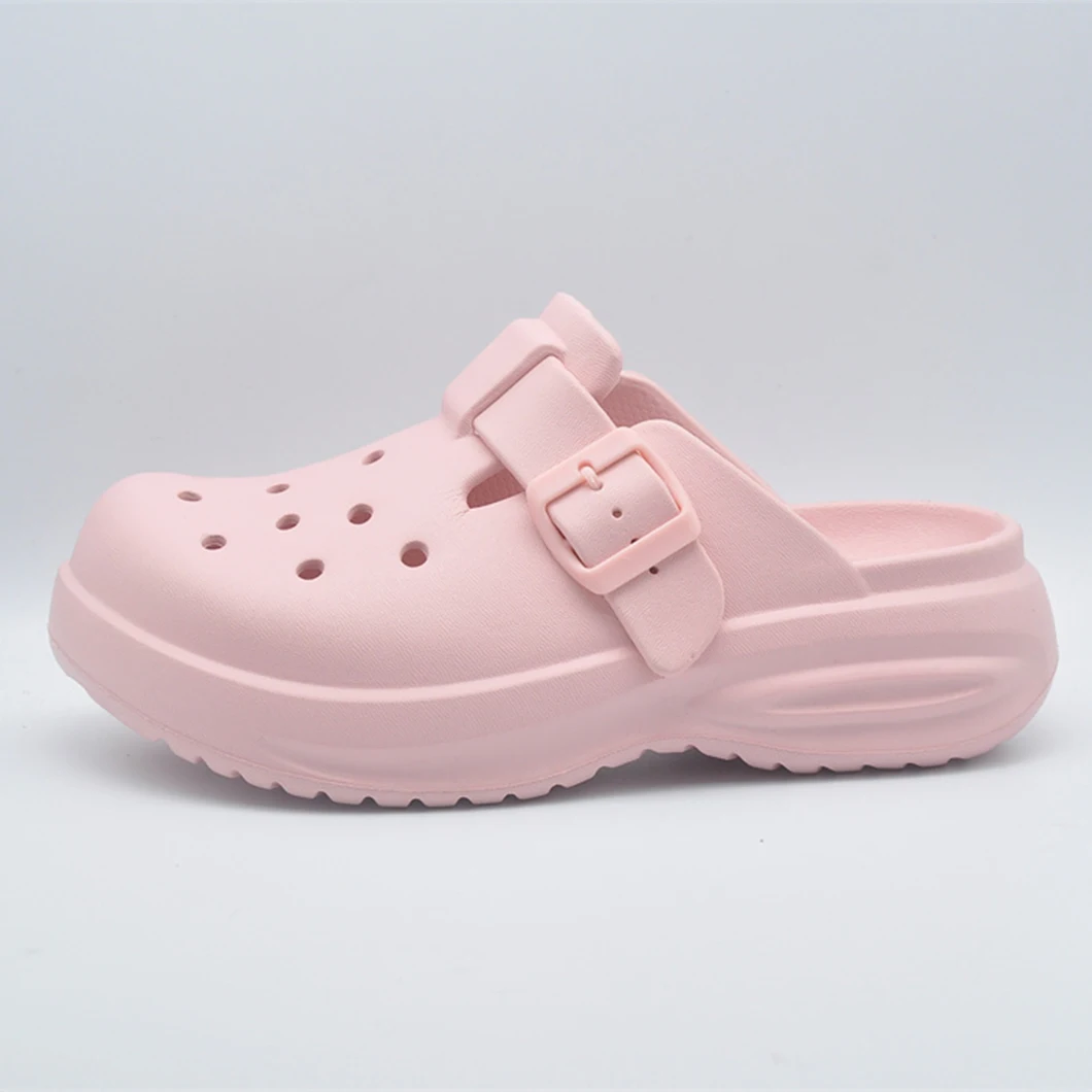 New Pink Children Slippers for Spring 2024 Fashion Casual Baby Clogs