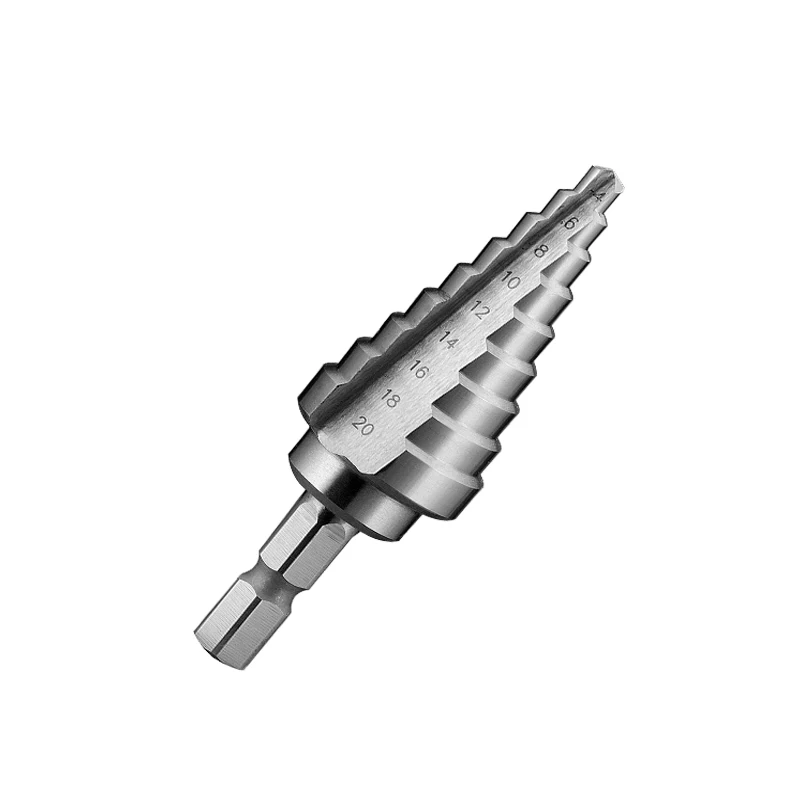 HSS Straight Flute Step Drill Bit Cutter Impressive Multipurpose Tool for Steel Effective in Drilling Holes