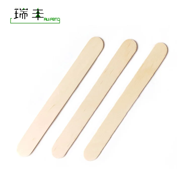 150mm Eco friendly disposable pediatric wooden medical tongue spatula depressor
