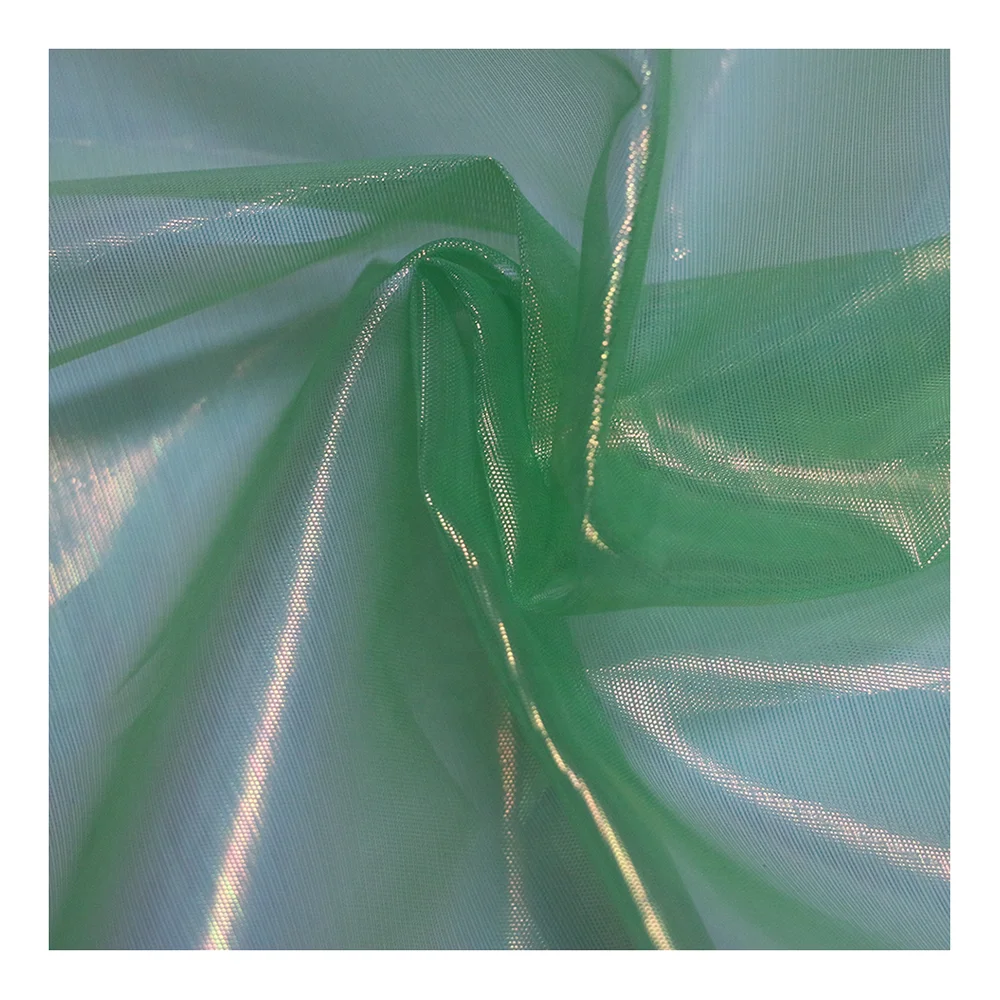 No MOQ Custom Design Digital Printing Sheer Polyester Silky Anti-static Organza Fabric