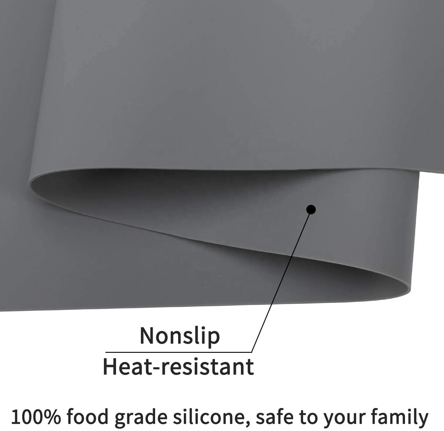 Extra Large Silicone Mats for Crafts Silicone Placemats for Dining Table Countertop Protector Reusable Dough Rolling Baking Mat