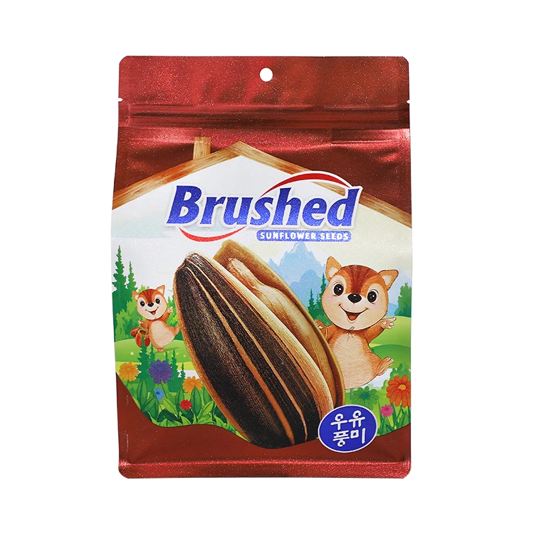 Low price Standing Packaging Plastic Bags Peanuts Beans Sunflower Seeds bolsas doypack with zipper
