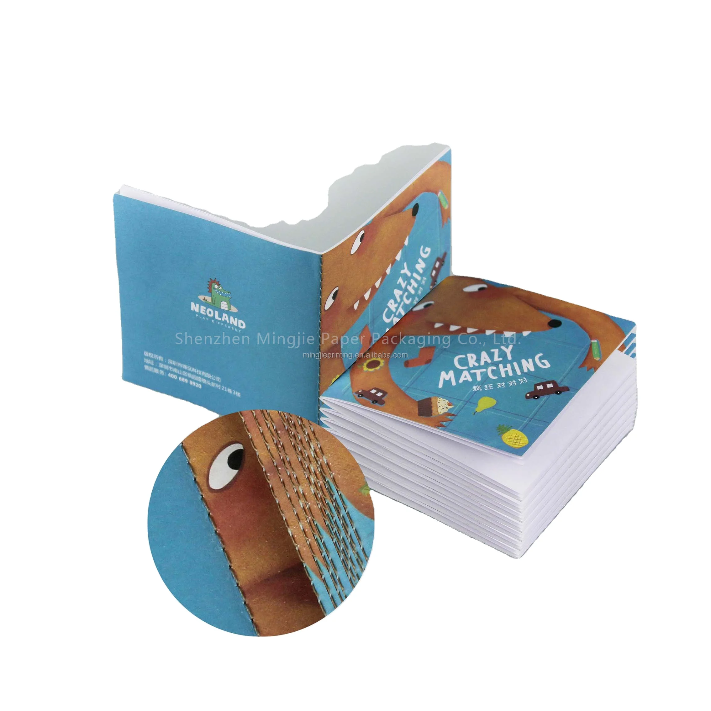 Custom printing Promotional Top Quality Paper Coloring  books , Instruction manual, Thread sewing binding