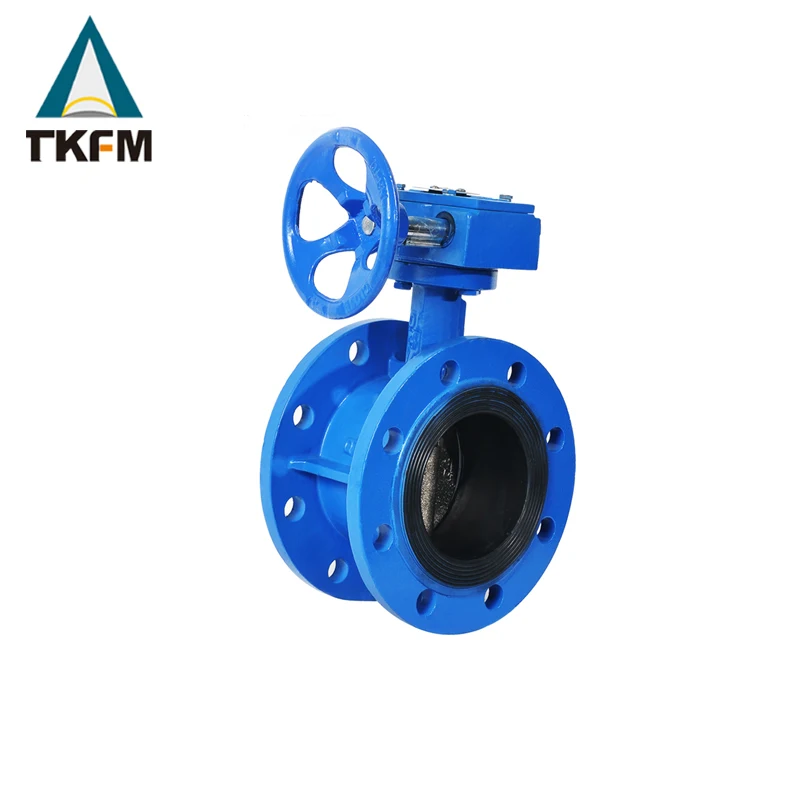 TKFM Китай завод углеродистой стали epdm выстроились rf бабочка клапан фланец тип