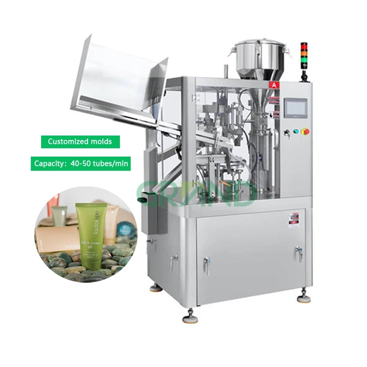 ZHY-60YP полностью автоматическая мазь мягких туб машина для наполнения и запечатывания вазелин масло
