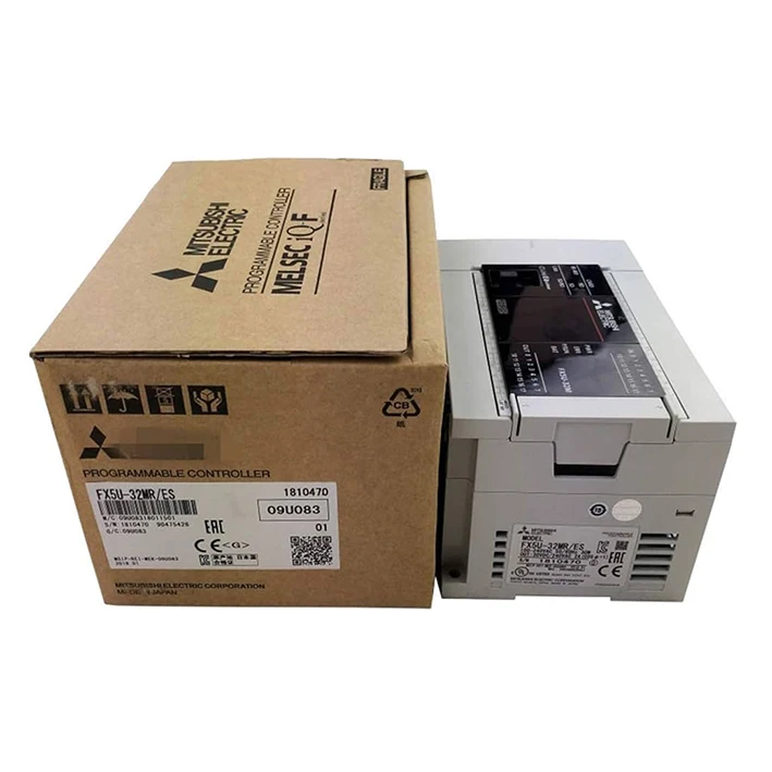 Лидер продаж программируемый логический контроллер серии MITSUBISHI FX5U FX5U-64MR/ES CPU модуль PLC