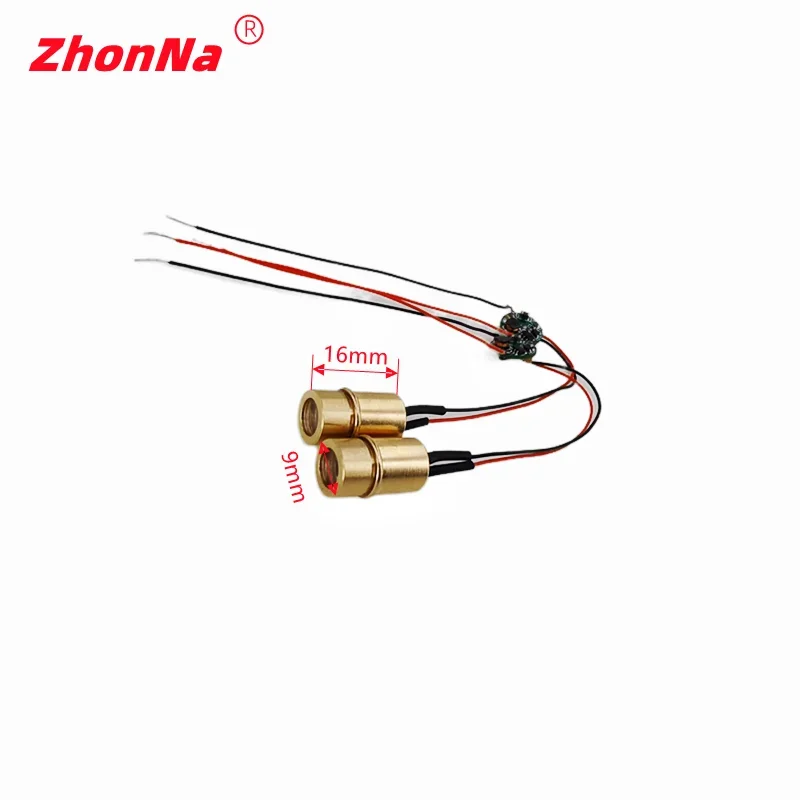 520nm 5mW 3V/5V 9mm Cross Line Dot 9*16mm Industrial MINI Laser Module Red Locate Laser Head LD Module Laser Medical Positioning