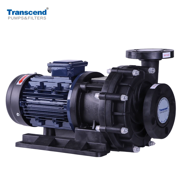Transcend Excellent Resistance to Caustic Liquids Large Capacity Low Noise Magnetic Drive Chemical Transfer Pump