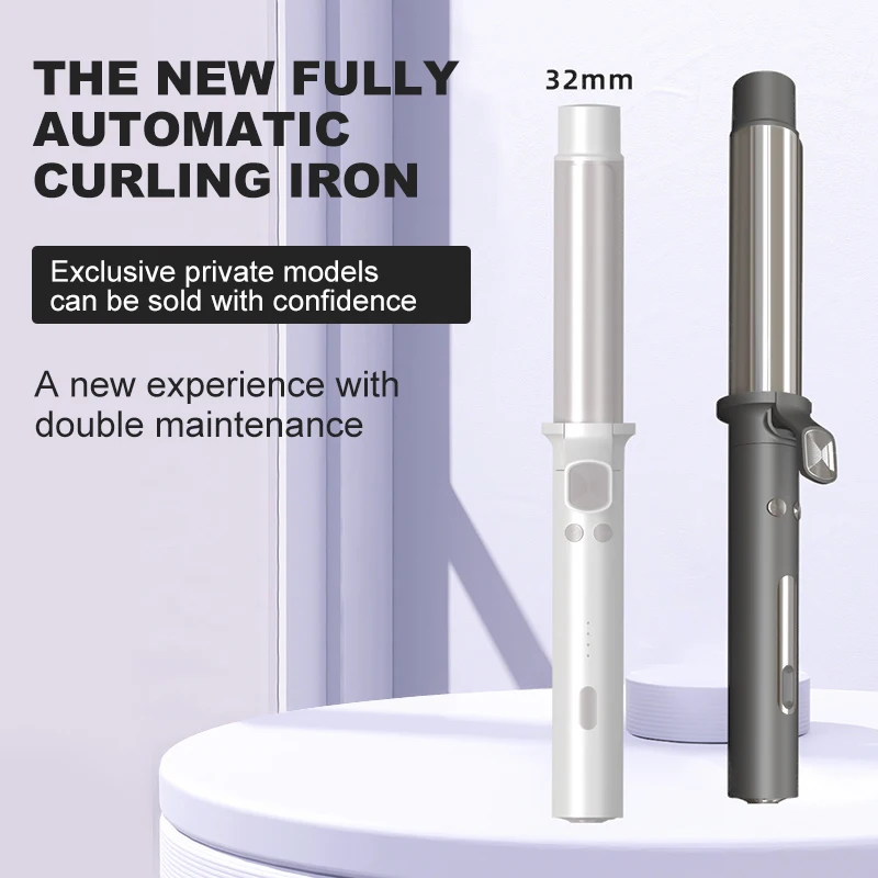 2024 Wholesale Price Electric Portable Ceramic Rotating Hair Wave Machine Curling Iron Automatic Curler