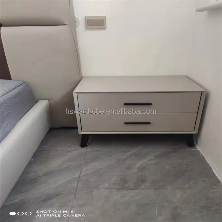 Ready to Ship Modern Luxury Style Nightstand for Bedroom Furniture Beside Table Wooden Nightstands