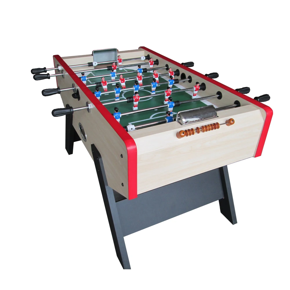 Style Custom MDF Foosball Soccer Table for Sale Factory Wholesale Modern Women Table Games Sea Soccer Table with Led Light 75KG