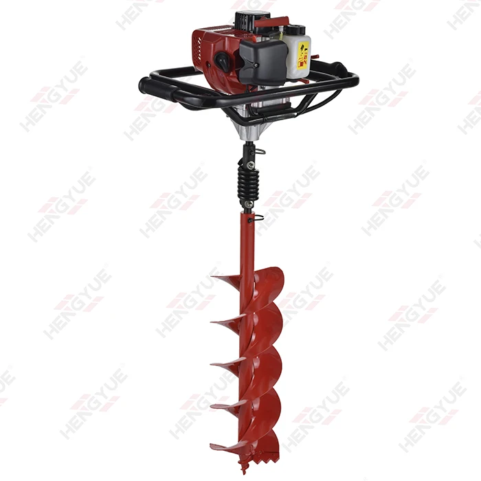 ground auger and earth ground auger and portable earth drilling machine