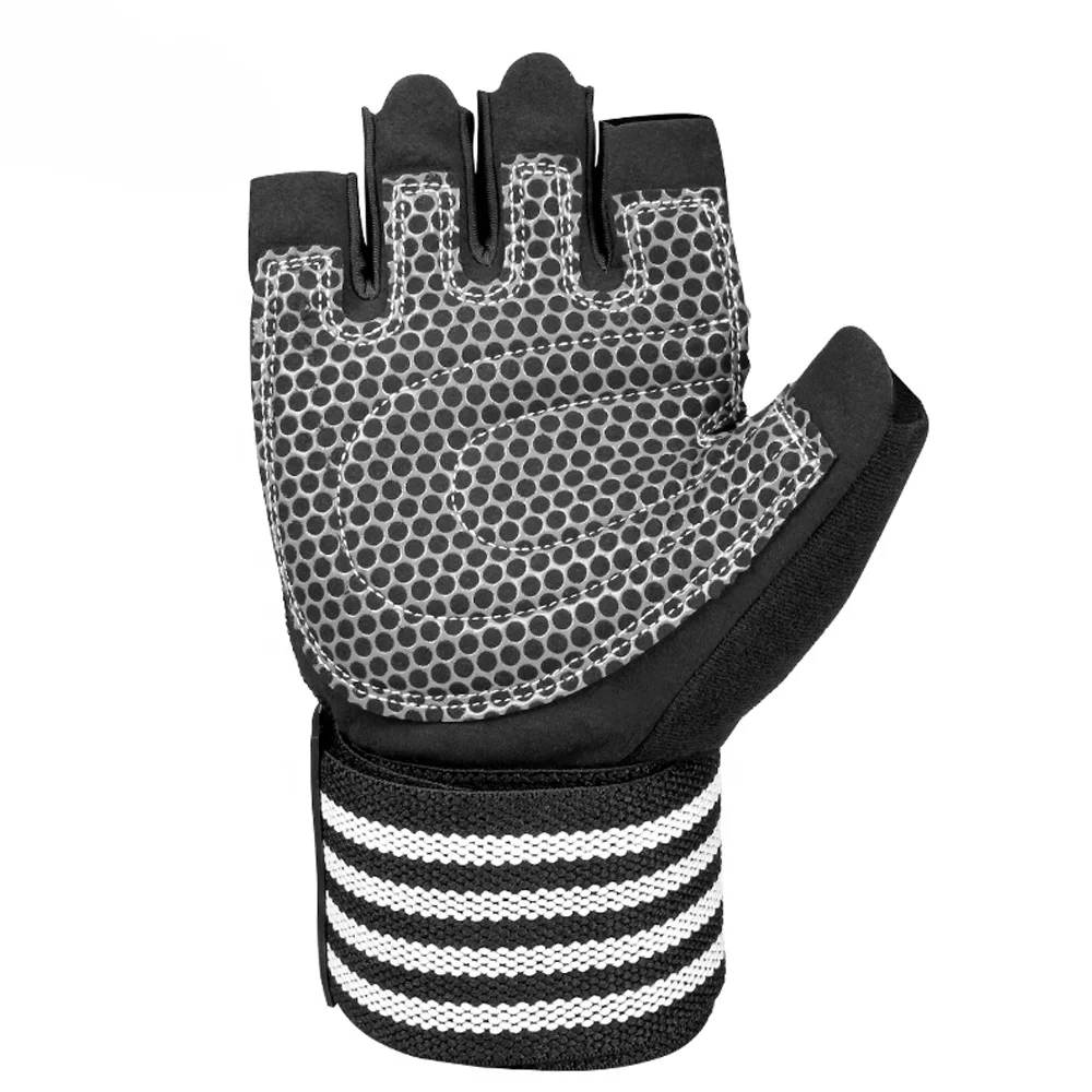 Weightlifting Men/Women Half Finger Gloves Gym Workout Training Bodybuilding Gloves Dumbbell Fitness Half Finger Gloves