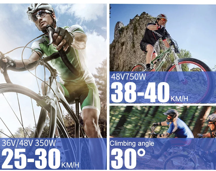 High Quality E-bike 48v 500w  750w 1000w Bafang Rear hub Drive Motor conversion kit for Fat Tire Electric Bike