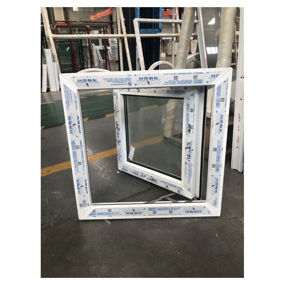 Florida High Quality Hurricane Approved Tempered Glass Aluminum UPVC Awning Windows