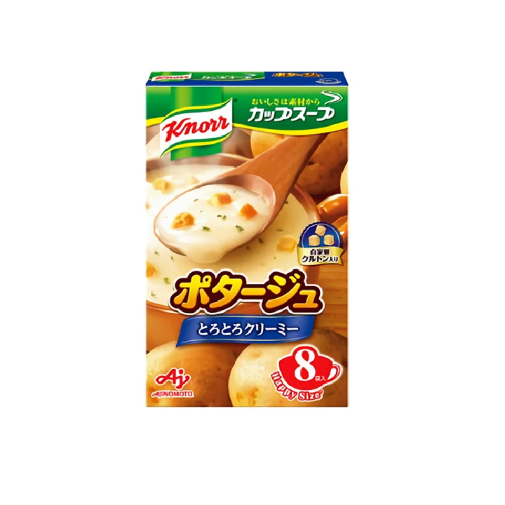 Японские knorr, морковь, лук, мгновенная чашка, суп, детская еда, ajinomoto для детей